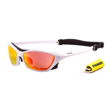 Ocean Lake Garda Polarised Sunglasses - Shiny White with Revo lens (Floating & Polarised)